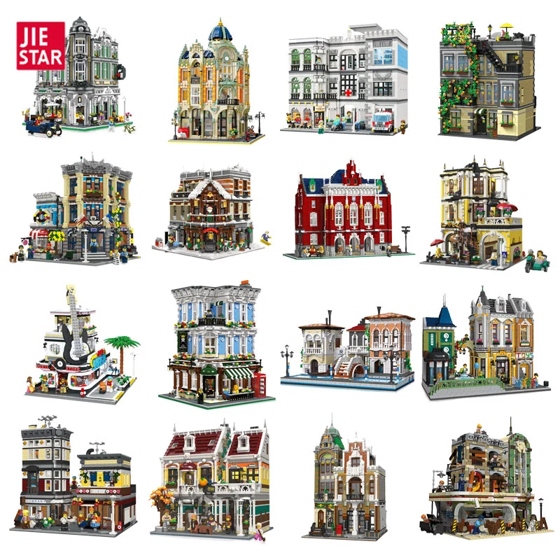 Jiestar Toys Wholesale DIY Construction Building Block Model Toy Juguetes Educational Baby Toy Promotional Gift Alloy Diecast Toy Car Plastic Kids Children Toy