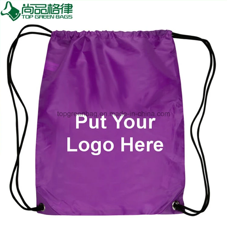 Polyester Promotional Leisure Drawstring Backpack, Drawstring Sports Bags