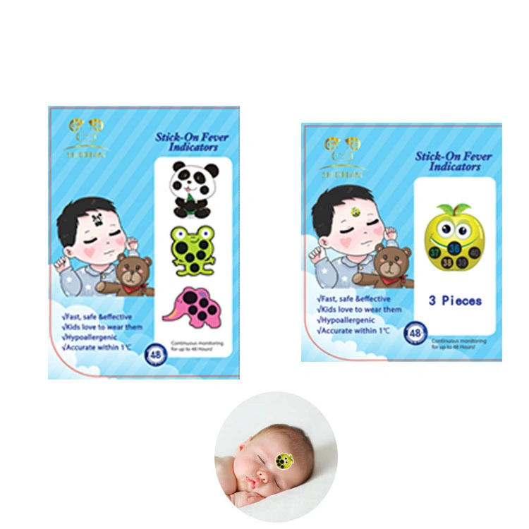 Promotional Scientific Health Good Thermometer Card for Baby