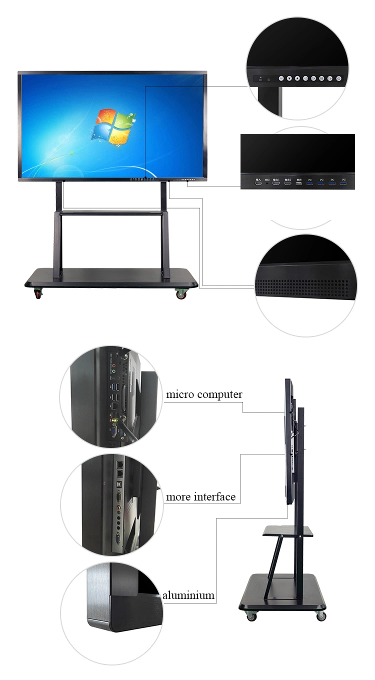 85 Inch Promotional Touch Screen Electronic Interactive Whiteboard